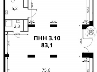 Продажа помещения свободного назначения 83 м² Комсомольская улица 16
