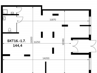 Продажа помещения свободного назначения 133 м² посёлок Развилка 46