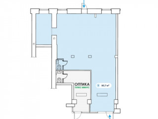 Фотография Аренда помещения свободного назначения, 81 м² , Бутырская улица 97  №3