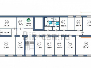 Аренда офиса 20 м² Верхняя Красносельская улица 17Ас1Б