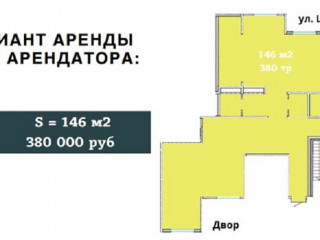 План помещения: Продажа помещения свободного назначения, 146 м² , улица Шувалова  , №1