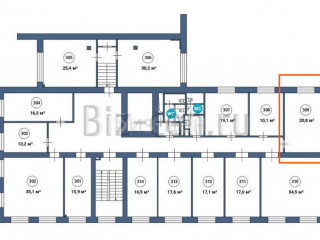 Аренда офиса 21 м² Верхняя Красносельская улица 17Ас1Б 