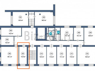 Аренда офиса 16 м² Верхняя Красносельская улица 17Ас1Б 