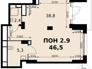 Продажа помещения свободного назначения 47 м² микрорайон Клязьма-Старбеево 1