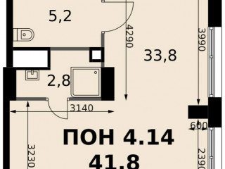 Продажа помещения свободного назначения 42 м² микрорайон Клязьма-Старбеево 1