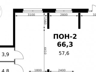 Продажа помещения свободного назначения 66 м² микрорайон Клязьма-Старбеево 1