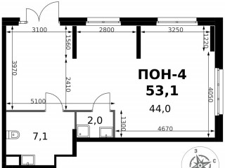 Продажа помещения свободного назначения 53 м² микрорайон Клязьма-Старбеево 1
