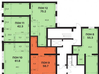 Продажа помещения свободного назначения 57 м² ЖК Дубровицы Клаб