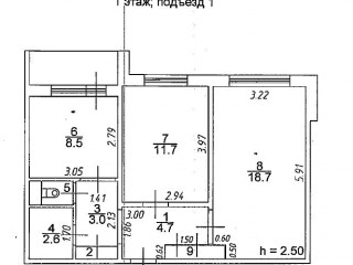 Продажа помещения свободного назначения 52 м² проспект Ленинского Комсомола 5