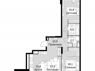 Продажа помещения свободного назначения 3 м² улица Шеногина 2с3