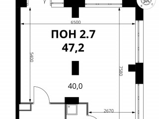Продажа помещения свободного назначения 47 м² Парковая улица 1с19