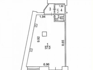 Фотография Аренда помещения свободного назначения, 64 м² , улица Покровка 4с1  №2