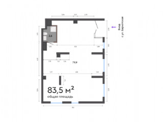 Фотография Продажа магазина, 84 м² , Бархотская ул 1 №7 Фотография Продажа магазина, 84 м² , Бархотская ул 1 №7