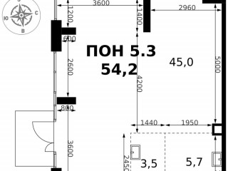 Продажа помещения свободного назначения 54 м² Монтажная улица вл8/24