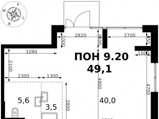 Продажа помещения свободного назначения 49 м² Монтажная улица вл8/24