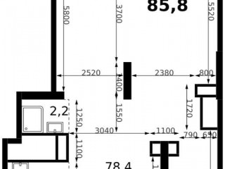 Продажа помещения свободного назначения 86 м² Монтажная улица вл8/24
