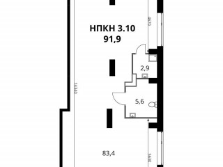 Продажа помещения свободного назначения 92 м² микрорайон Купелинка 1