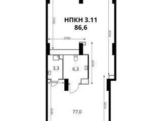 Продажа помещения свободного назначения 86 м² микрорайон Купелинка 1