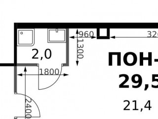 Продажа помещения свободного назначения 30 м² микрорайон Клязьма-Старбеево 1