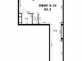 Продажа помещения свободного назначения 82 м² Строительный проезд 9