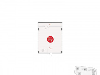 Продажа офиса 87 м² Верейская улица 12