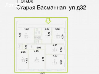 Фотография Продажа помещения свободного назначения, 311 м² , Старая Басманная улица 32 №2 Фотография Продажа помещения свободного назначения, 311 м² , Старая Басманная улица 32 №2