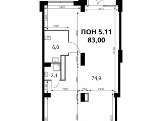Продажа помещения свободного назначения 83 м² улица Фруктовые Сады 1 