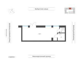 Продажа помещения свободного назначения 53 м² улица Адмирала Макарова 1