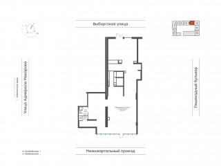 Продажа помещения свободного назначения 220 м² улица Адмирала Макарова 1 