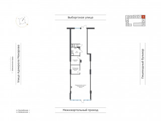 Продажа помещения свободного назначения 150 м² улица Адмирала Макарова 1 