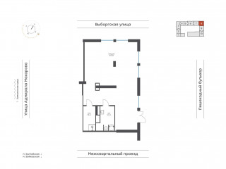 Продажа помещения свободного назначения 108 м² улица Адмирала Макарова 1 