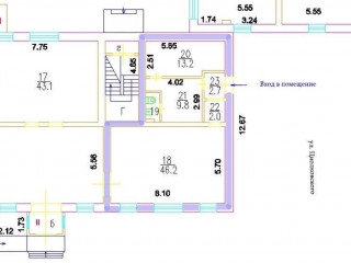 Аренда магазина 75 м² улица Свободы 11/1