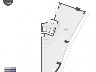 Продажа офиса 116 м² Боровское шоссе 51с3 