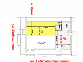 Аренда магазина 140 м² улица 3-го Интернационала 171