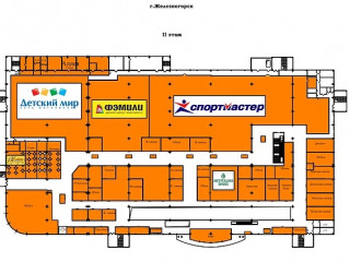 План помещения: Торгово-развлекательный центр Сибирский городок в Железногорске, №2